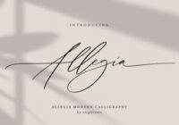 Allegia Font - Featured Image