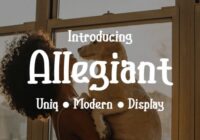 Allegiant Font - Featured Image