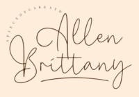 Allen Brittany Font - Featured Image