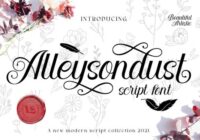 Alleysondust Font - Featured Image