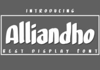 Alliandho Font - Featured Image