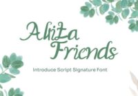 Allita Friends Font - Featured Image