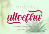 Alloefira Font - Featured Image