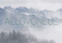 Allovoneue Thin Font - Featured Image