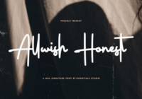 Allwish Honest Font - Featured Image