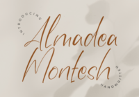 Almadea Montesh Font - Featured Image