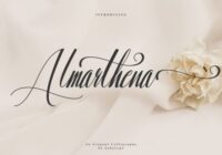 Almarthena Font - Featured Image