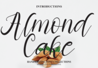 Almond Cake Font - Featured Image