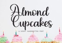 Almond Cupcakes Font - Featured Image