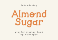 Almond Sugar Font - Featured Image