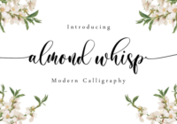 Almond Whisp Font - Featured Image