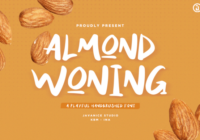 Almond Woning Font - Featured Image