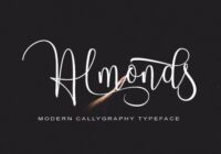Almonds Script Font - Featured Image