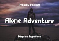 Alone Adventure Font - Featured Image