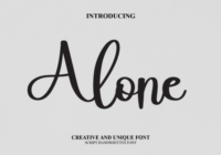 Alone Font - Featured Image