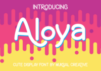 Aloya Font - Featured Image