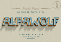 Alpawolf Font - Featured Image
