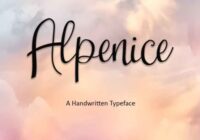 Alpenice Font - Featured Image