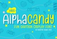 Alpha Candy Font - Featured Image