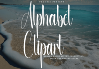 Alphabet Clipart Font - Featured Image