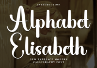 Alphabet Elisabeth Font - Featured Image