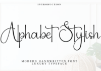 Alphabet Stylish Font - Featured Image