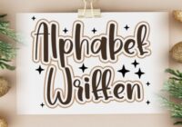 Alphabet Written Font - Featured Image