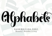 Alphabets Font - Featured Image
