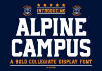 Alpine Campus Font - Featured Image