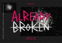 Already Broken Font - Featured Image