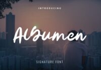 Alsumen Font - Featured Image