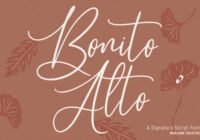 Alto Bonito Font - Featured Image