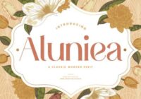 Aluniea Font - Featured Image