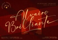Alvairo Brilliante Font - Featured Image