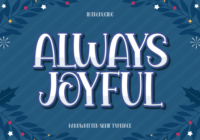 Always Joyful Font - Featured Image