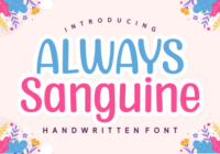 Always Sanguine Font - Featured Image
