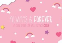 Always and Forever Font - Featured Image