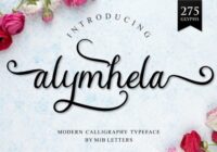 Alymhela Font - Featured Image