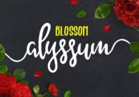 Alyssum Blossom Font - Featured Image
