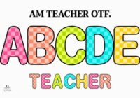 Am Teacher Font - Featured Image