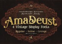 AmaDeust Font - Featured Image