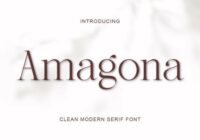 Amagona Font - Featured Image