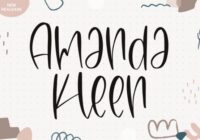 Amanda Kleen Font - Featured Image