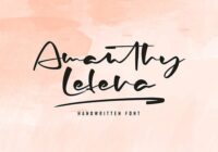 Amanthy Lefera Font - Featured Image