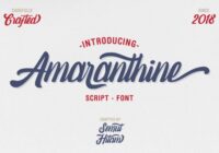 Amaranthine Script Font - Featured Image
