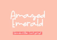 Amazed Emerald Font - Featured Image