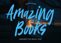 Amazing Books Font - Featured Image