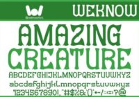 Amazing Creature Font - Featured Image