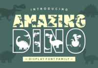 Amazing Dino Font - Featured Image