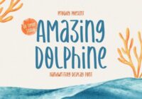 Amazing Dolphine Font - Featured Image